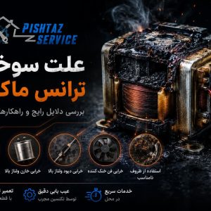 علت سوختن ترانس ماکروفر