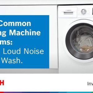 علت صدای زیاد ماشین لباسشویی بوش