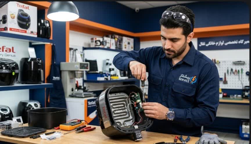 تعمیر سرخ کن تفال
