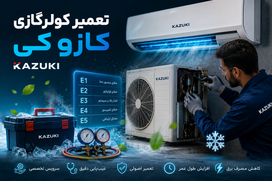 تعمیر کولرگازی کازوکی