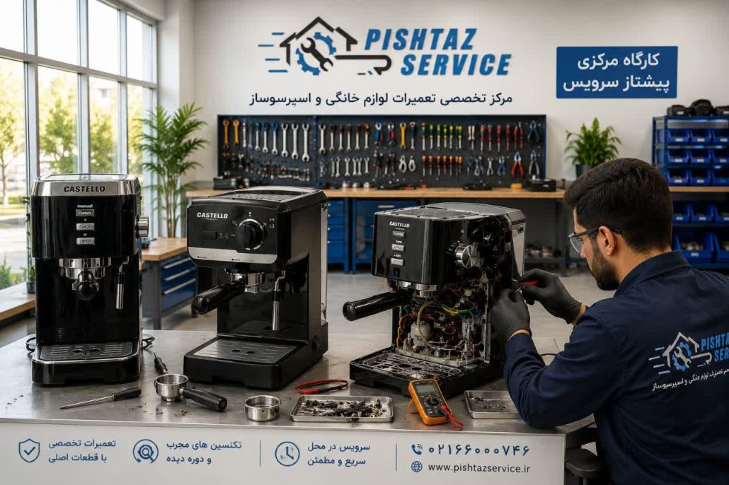 تعمیر اسپرسوساز کاستلو