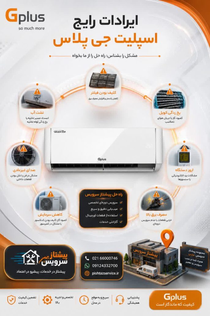 تعمیر کولرگازی جی پلاس