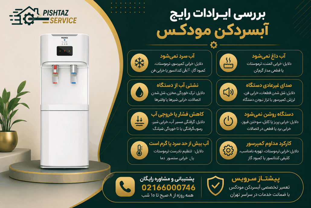 تعمیر آبسردکن مودکس