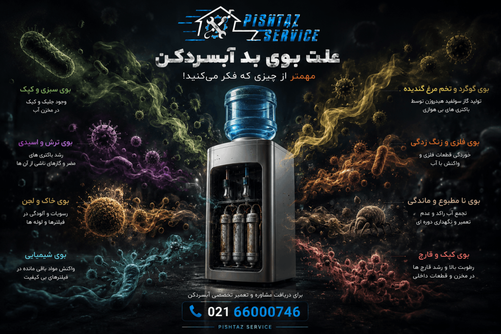 علت بوی بد آبسردکن