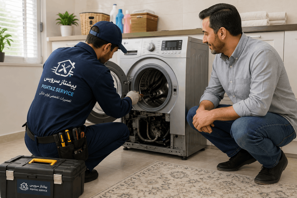 تعمیر لباسشویی در محل