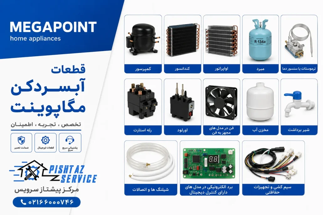 تعمیر آبسردکن مگاپوینت