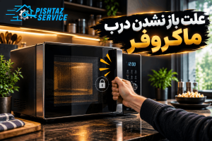 علت باز نشدن درب ماکروفر