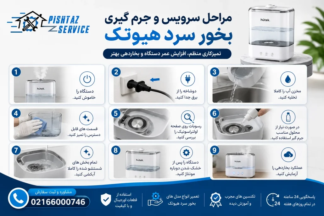 تعمیر بخور سرد هیوتک