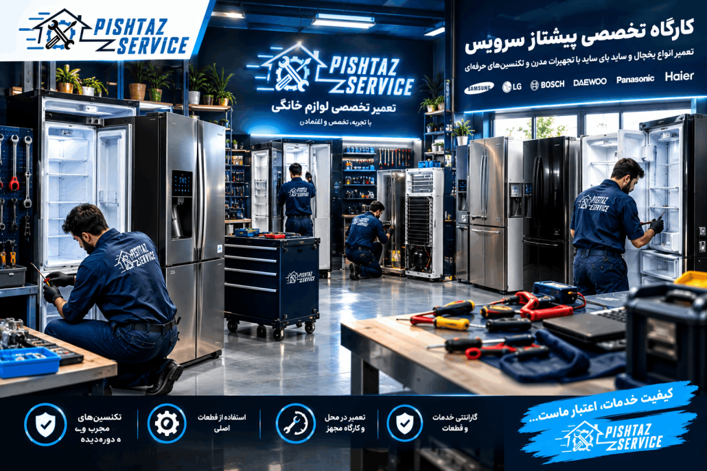 علت صدای غیر عادی یخچال و ساید بای ساید