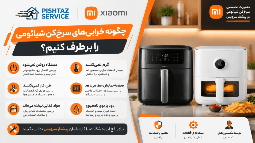 تعمیر سرخ کن شیائومی