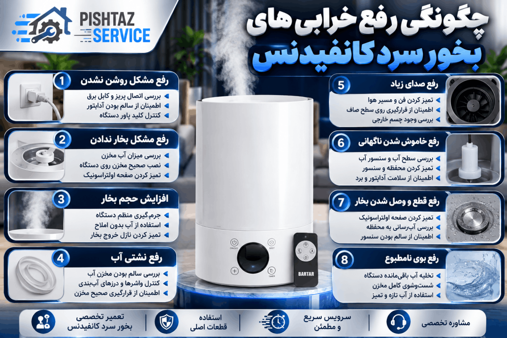 تعمیر بخور سرد کانفیدنس