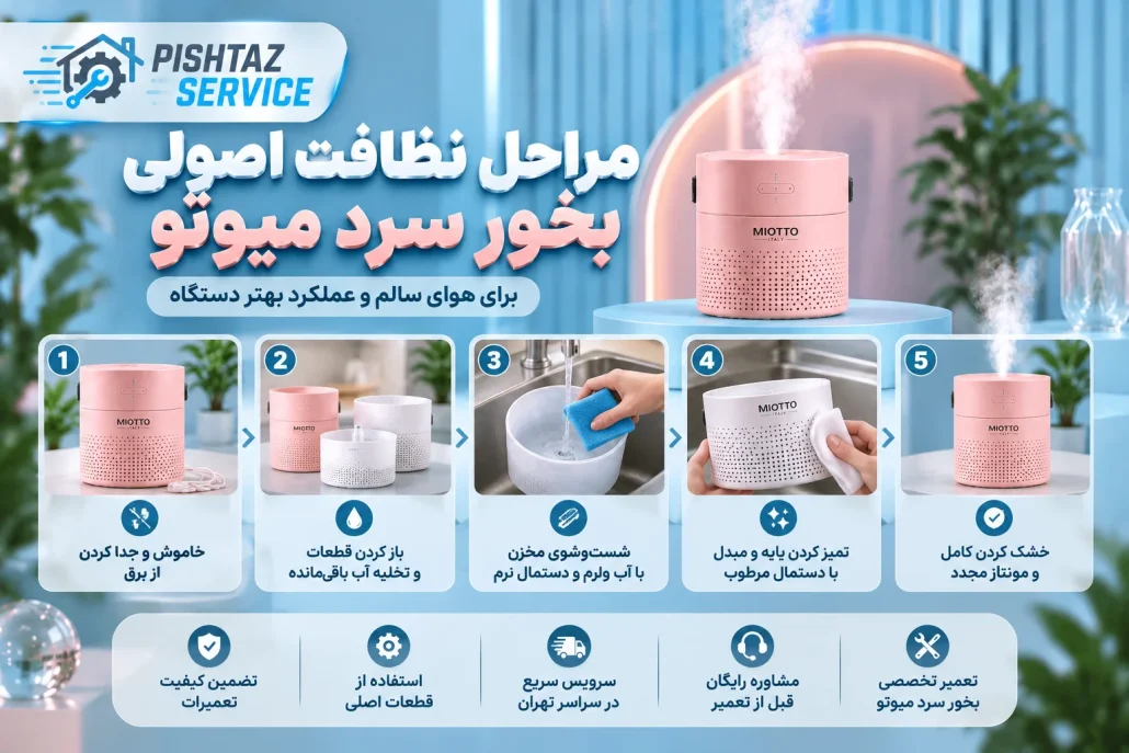 تعمیر بخور سرد میوتو