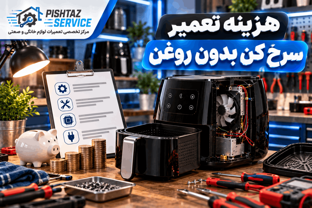 علت خاموش شدن سرخ کن بدون روغن حین کار