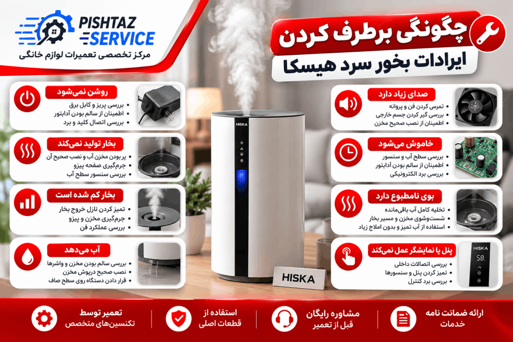 تعمیر بخور سرد هیسکا