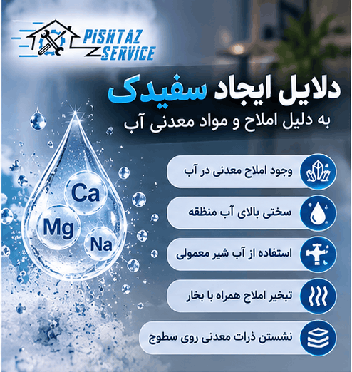 علت سفیدک زدن وسایل با بخور سرد