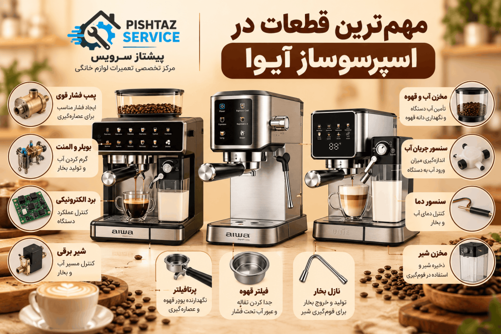 تعمیر اسپرسوساز آیوا