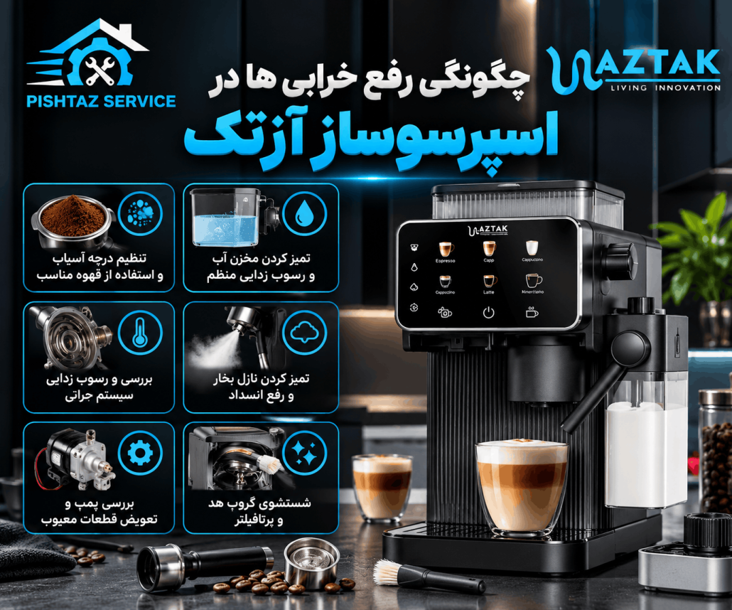 تعمیر اسپرسوساز آزتک
