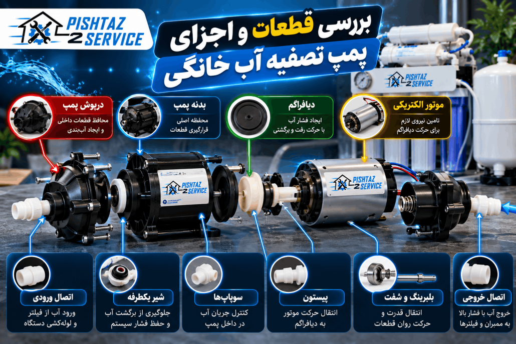 علت روشن شدن خودکار پمپ تصفیه آب